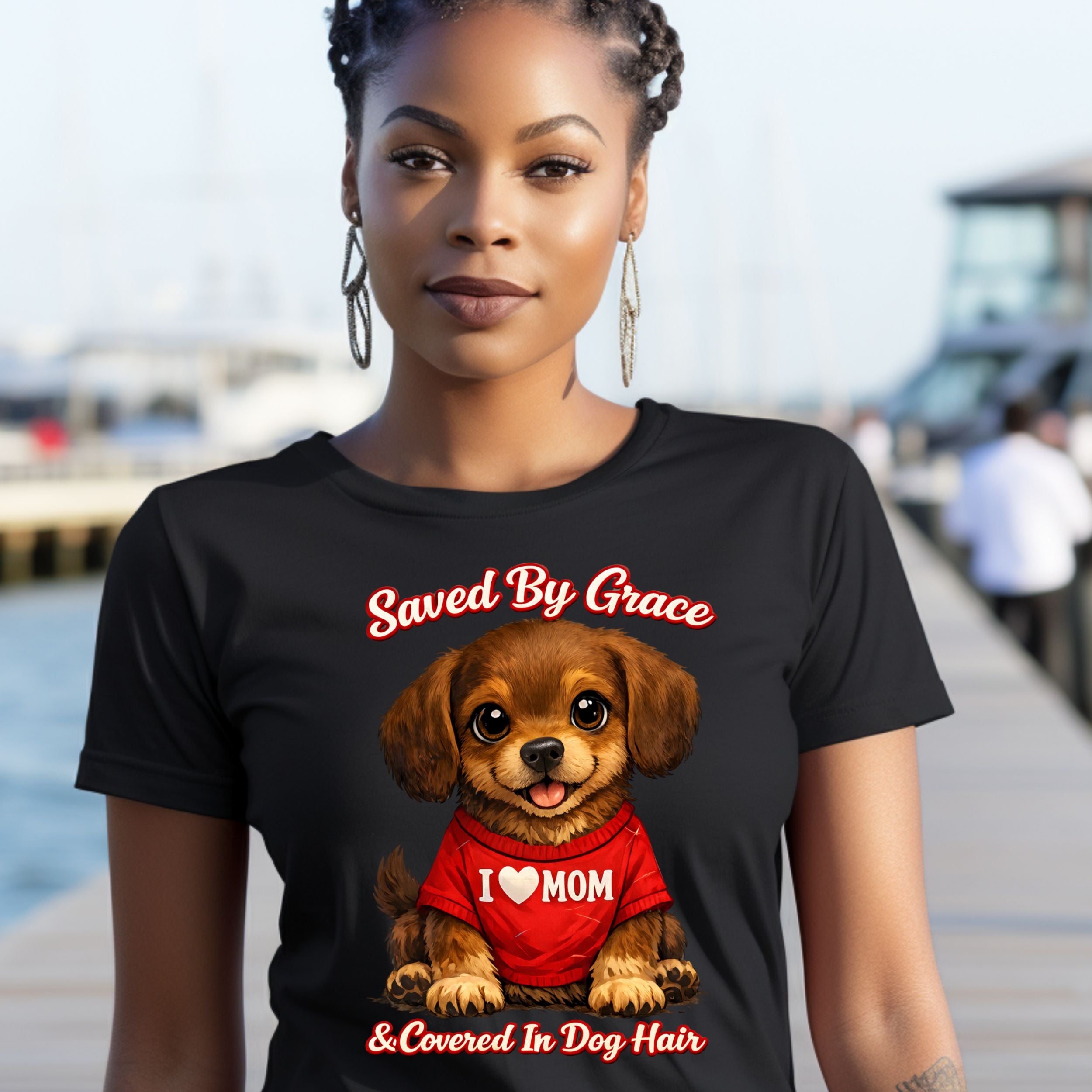 Saved By Grace & Covered In Dog Hair T-Shirt