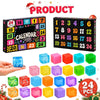 Christmas Advent Calendar Squishy Toy Set
