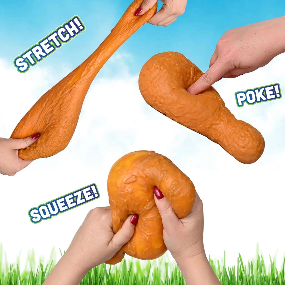 Jumbo Fried Chicken Squishy Toy
