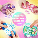 Glitter Filled Cube Stress Ball Set