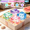 Glitter Filled Cube Stress Ball Set