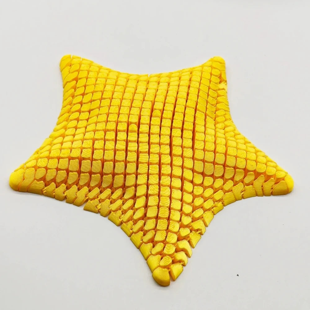 3D Printed Articulated Starfish Fidget Toy